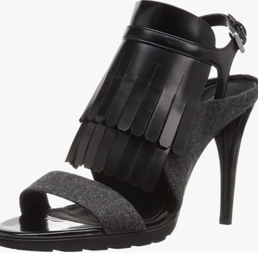 Calvin Klein Women's "Marin" Black/Gray Tuxedo Heel Size: 10M - Picture 1 of 7